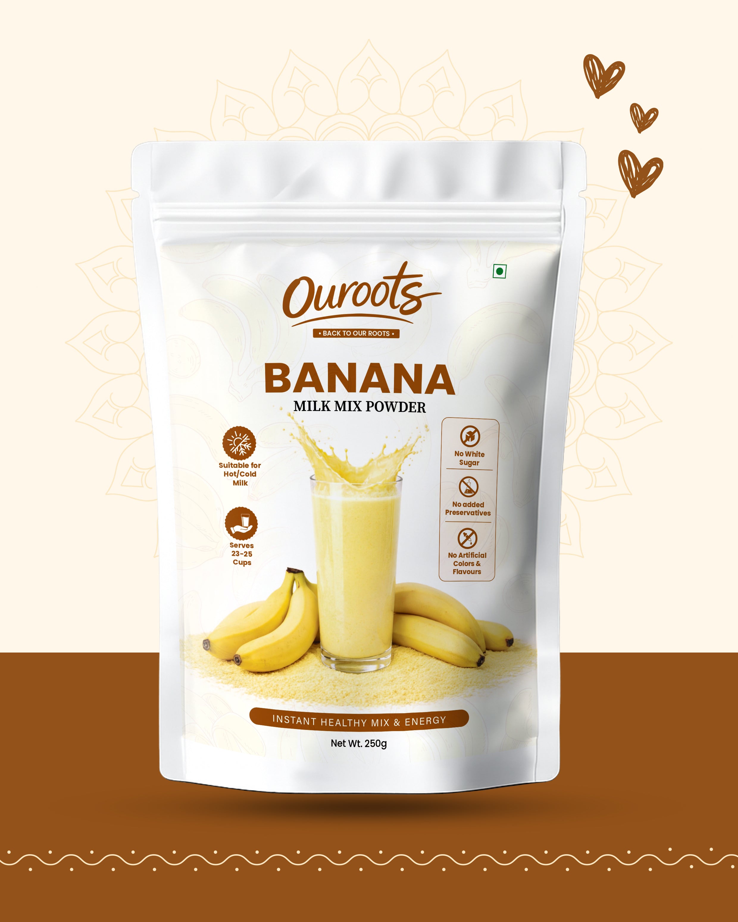 Banana Milk Mix Powder
