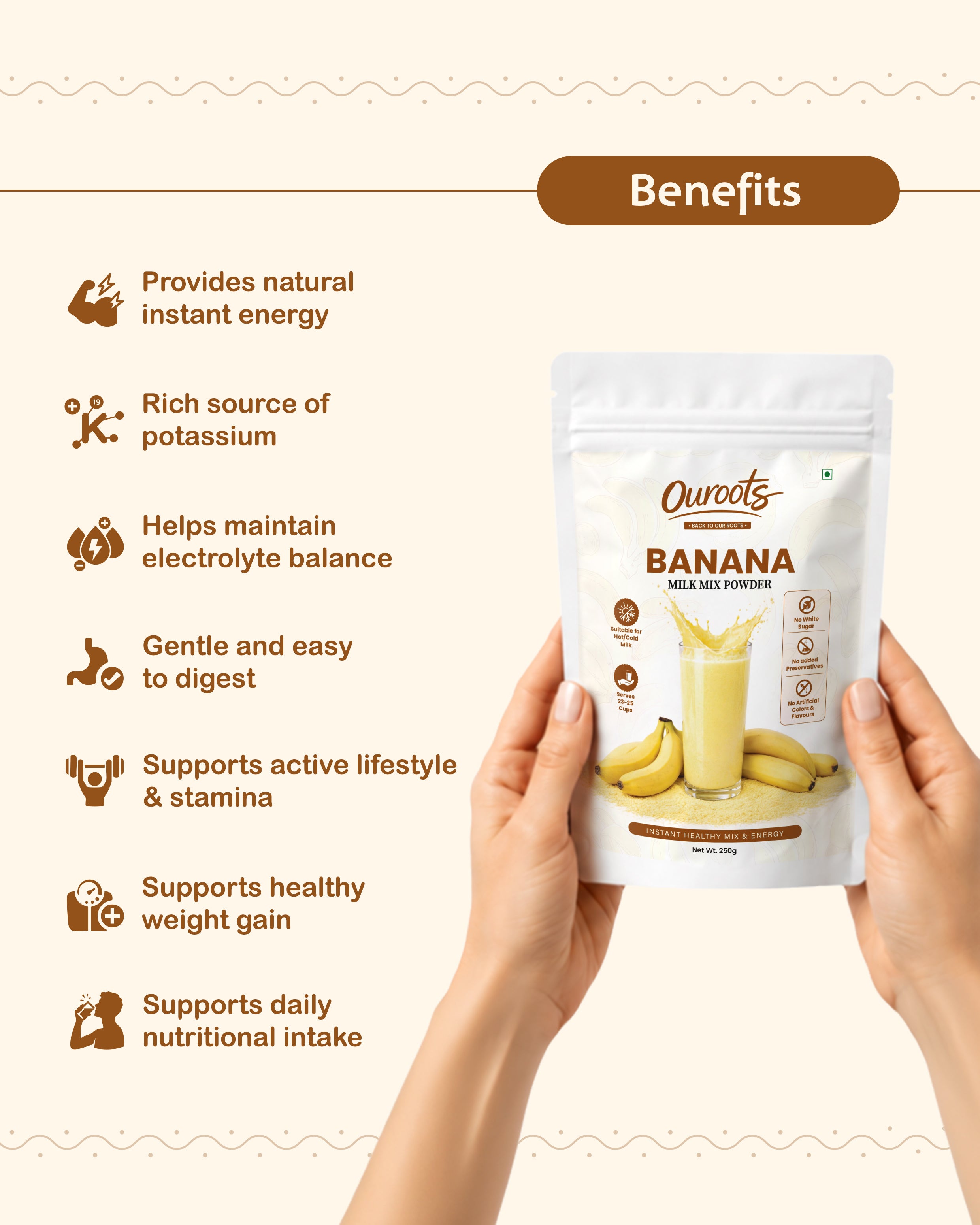 Banana Milk Mix Powder